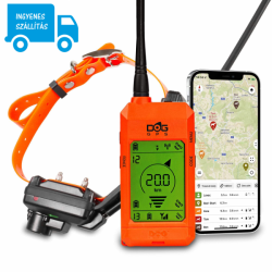 Dog Trace DOG GPS X30TB Short Műholdas GPS nyomkövető és kutyakiképző, hanglokátorral 